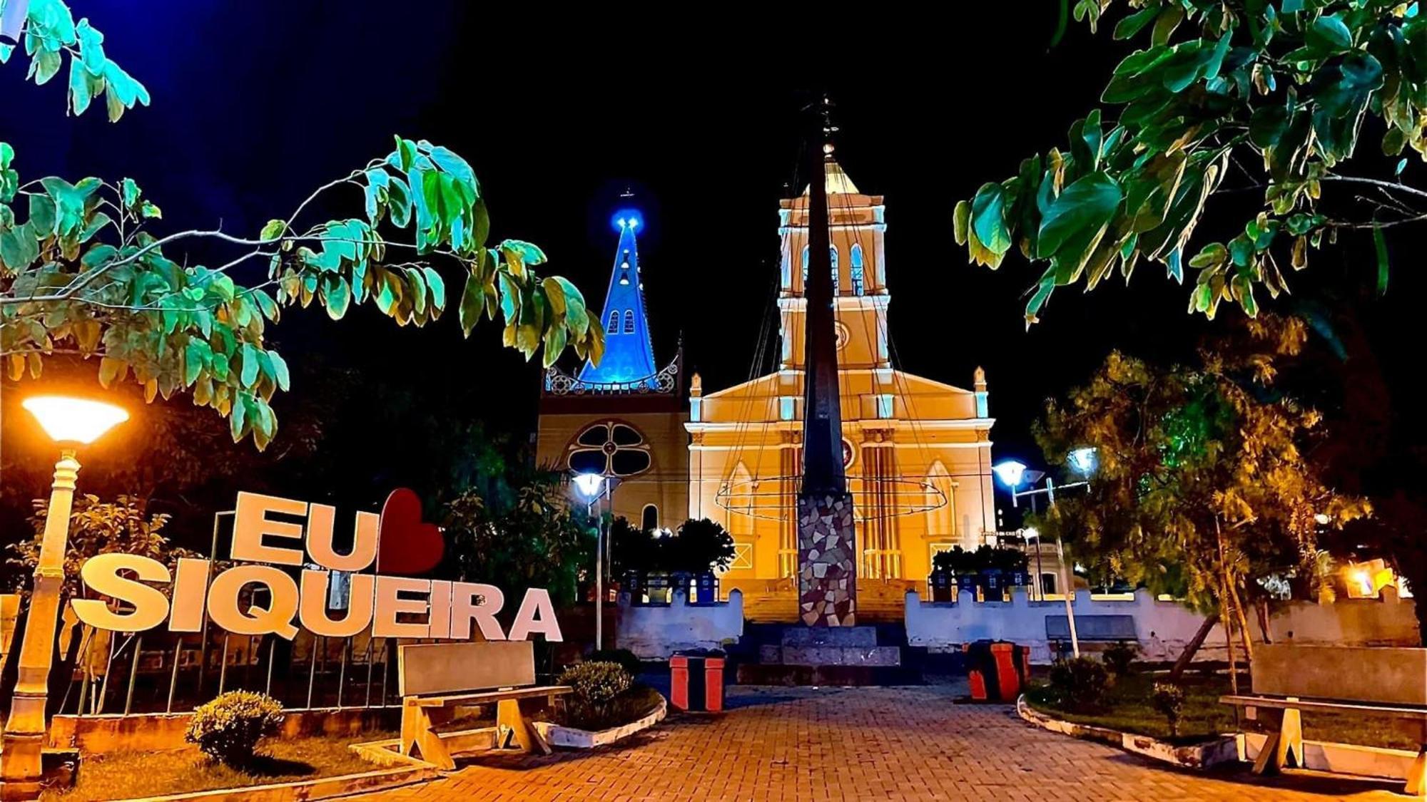 Queiroz Palace Hotel Siqueira Campos Exteriör bild